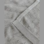 Hvid Blanket Bibi - Grey