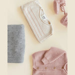 Hvid Blanket Bibi - Grey