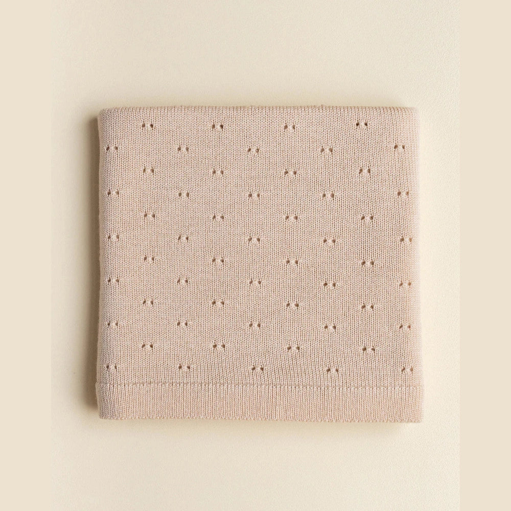 Hvid Blanket Bibi - Oat