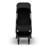 Uppababy Minu V3 Compact Stroller Jake Charcoal Carbon Frame Met Zwart Leer
