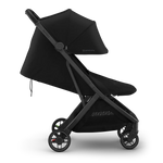 Uppababy Minu V3 Compact Stroller Jake Charcoal Carbon Frame Met Zwart Leer