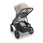 Poussette Uppababy Vista V3 Ada - Mélange Sandstone - cadre Carbon avec cuir brun châtaigne Nouveau : disponible en juillet 2026