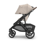 Uppababy Vista V3 poussette Ada - Sandstone Mélange - cadre carbone avec cuir brun châtaigne Nouveau : disponible en juillet 2026