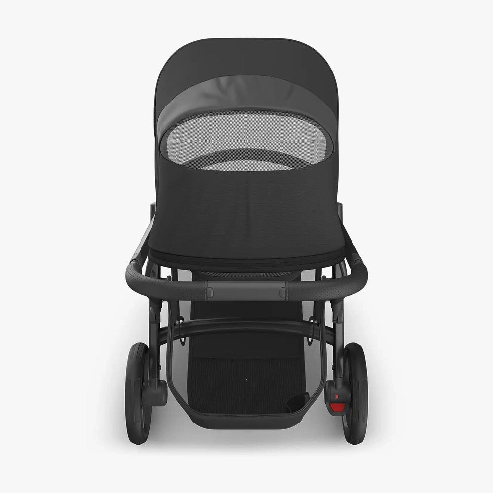Poussette Uppababy Vista V3 Jake - Noir - cadre en carbone avec cuir noir Nouveau : disponible en juillet 2026