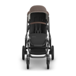 Uppababy Vista V3 Kinderwagen Owen - Mocha Mélange - Carbon Frame Met Kastanje Bruin Leer