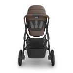 Uppababy Vista V3 Kinderwagen Owen - Mocha Mélange - Carbon Frame Met Kastanje Bruin Leer