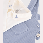Petit Bateau Tuinbroek Set - Blauw