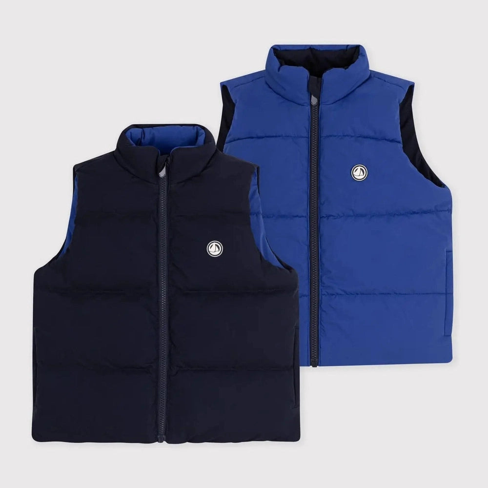 Petit Bateau Doudoune sans manches - Noir