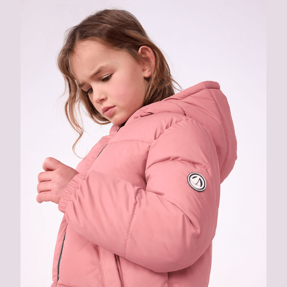 Petit Bateau Gewatteerde Jas - Roze