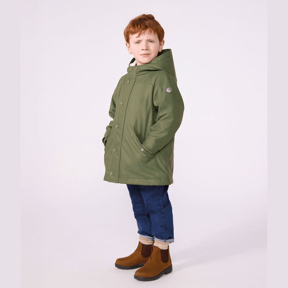 Petit Bateau Gewatteerde Waterdichte Jas - Multicolor