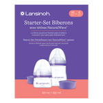 Lansinoh Starter-Set Pasgeborenen Drinkflessen met NaturalWave® - 60 ml + 160 ml