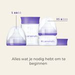 Lansinoh Starter-Set Pasgeborenen Drinkflessen met NaturalWave® - 60 ml + 160 ml