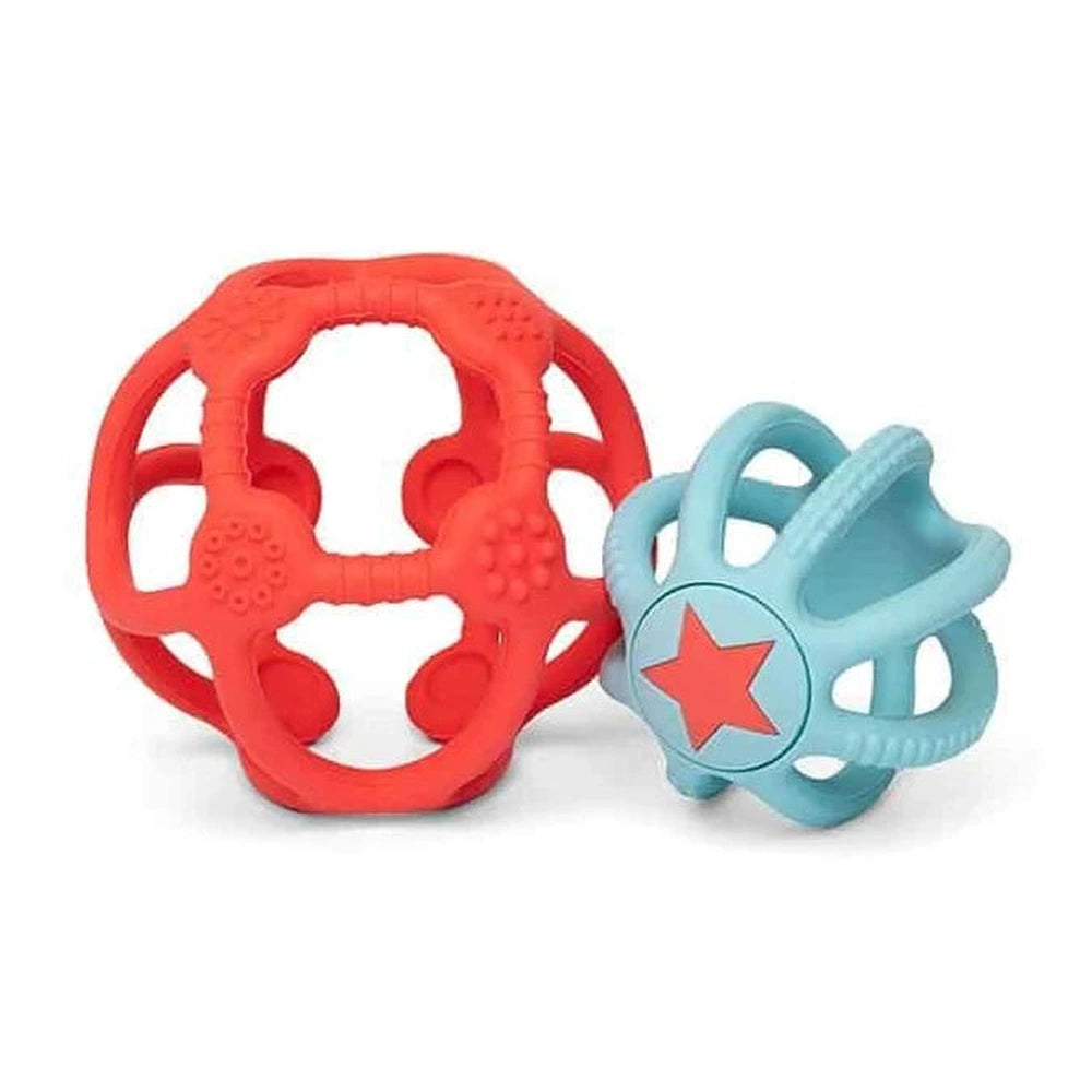 Little L Set Van 2 Sensorische Ballen - Red/Blue