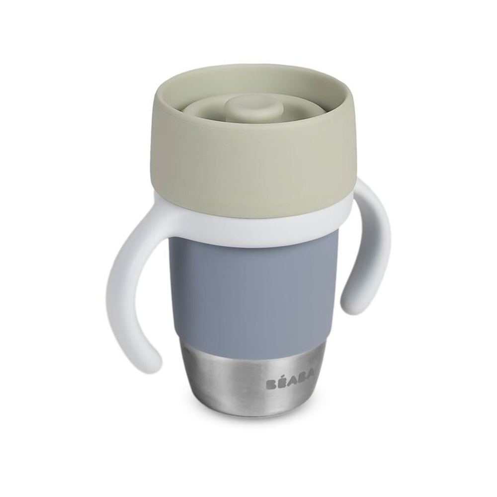 Béaba RVS Leerbeker Click & Drink - Kiezel