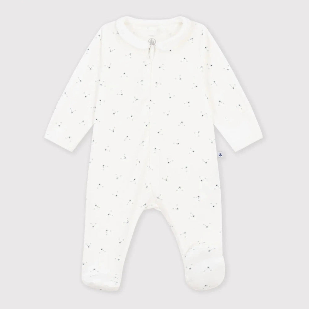Petit Bateau Slaappakje Met Rits - Wit