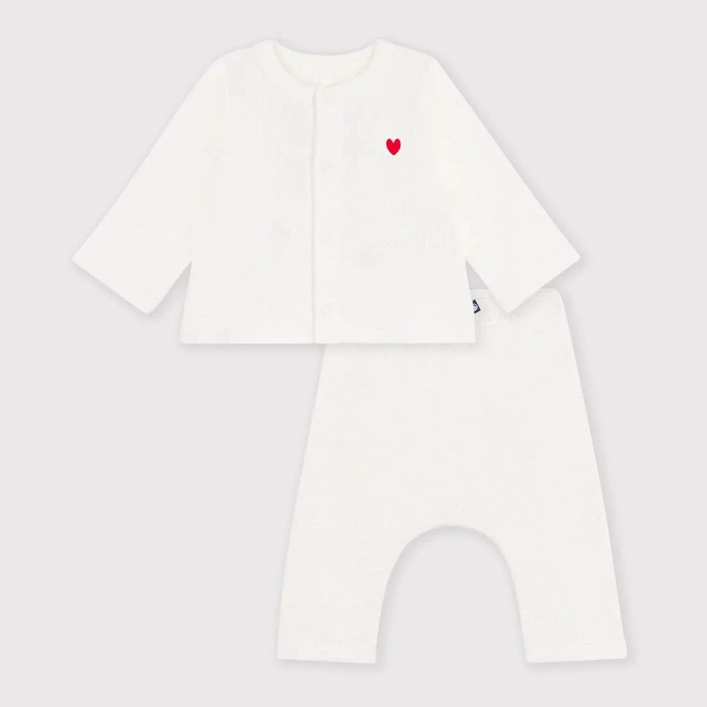 Petit Bateau Set Van 2 Stuks - Wit
