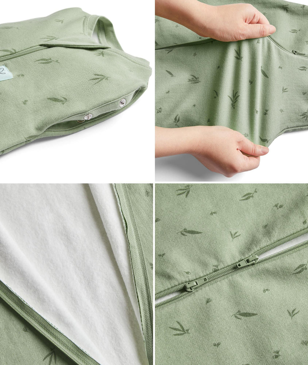 Ergopouch Cocoon Combi Slaapzak Baby + Inbakerslaapzak 1,0 Tog 0-3M - Sage