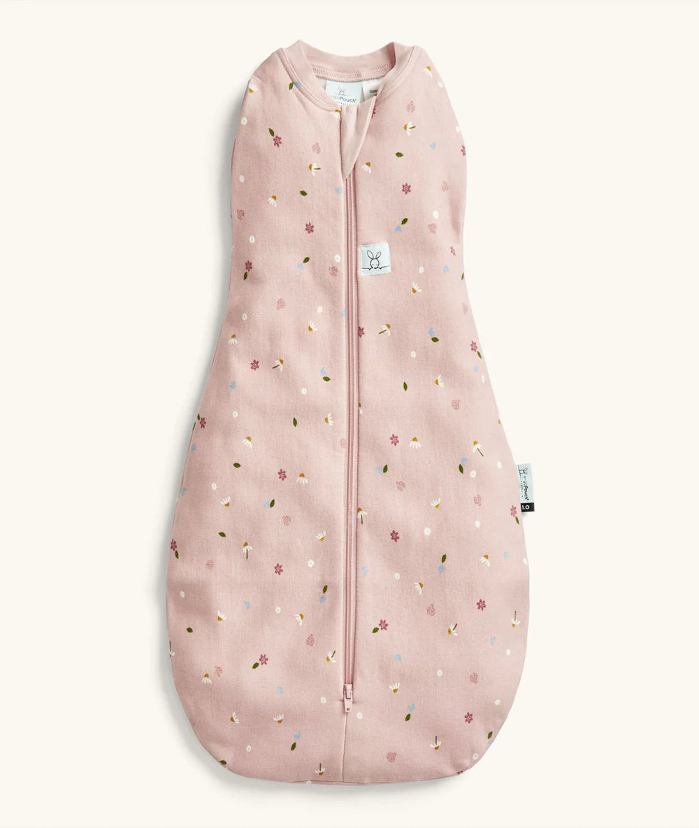 Ergopouch Cocoon Combi Slaapzak Baby + Inbakerslaapzak 1,0 Tog 0-3M - Daisies