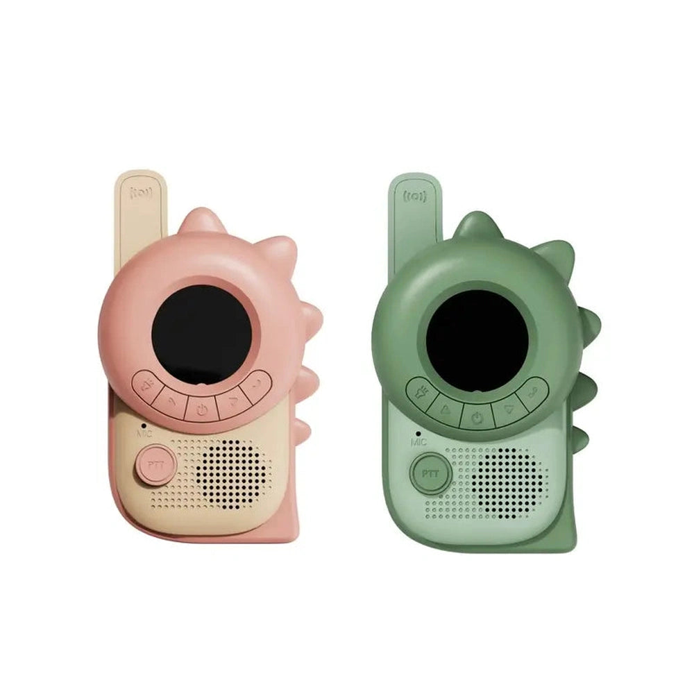 The Zoofamily Zoo Walkie Talkie - Roze Dino x Groene Dino