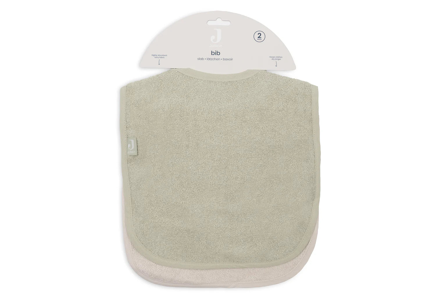 Jollein Slab Badstof 2 Stuks - Soft Matcha & Sand