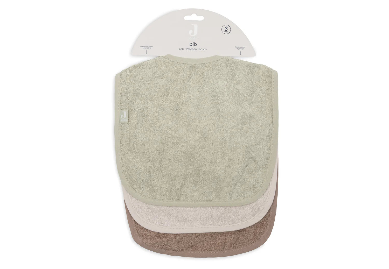 Jollein Slab Badstof 3 Stuks - Sand