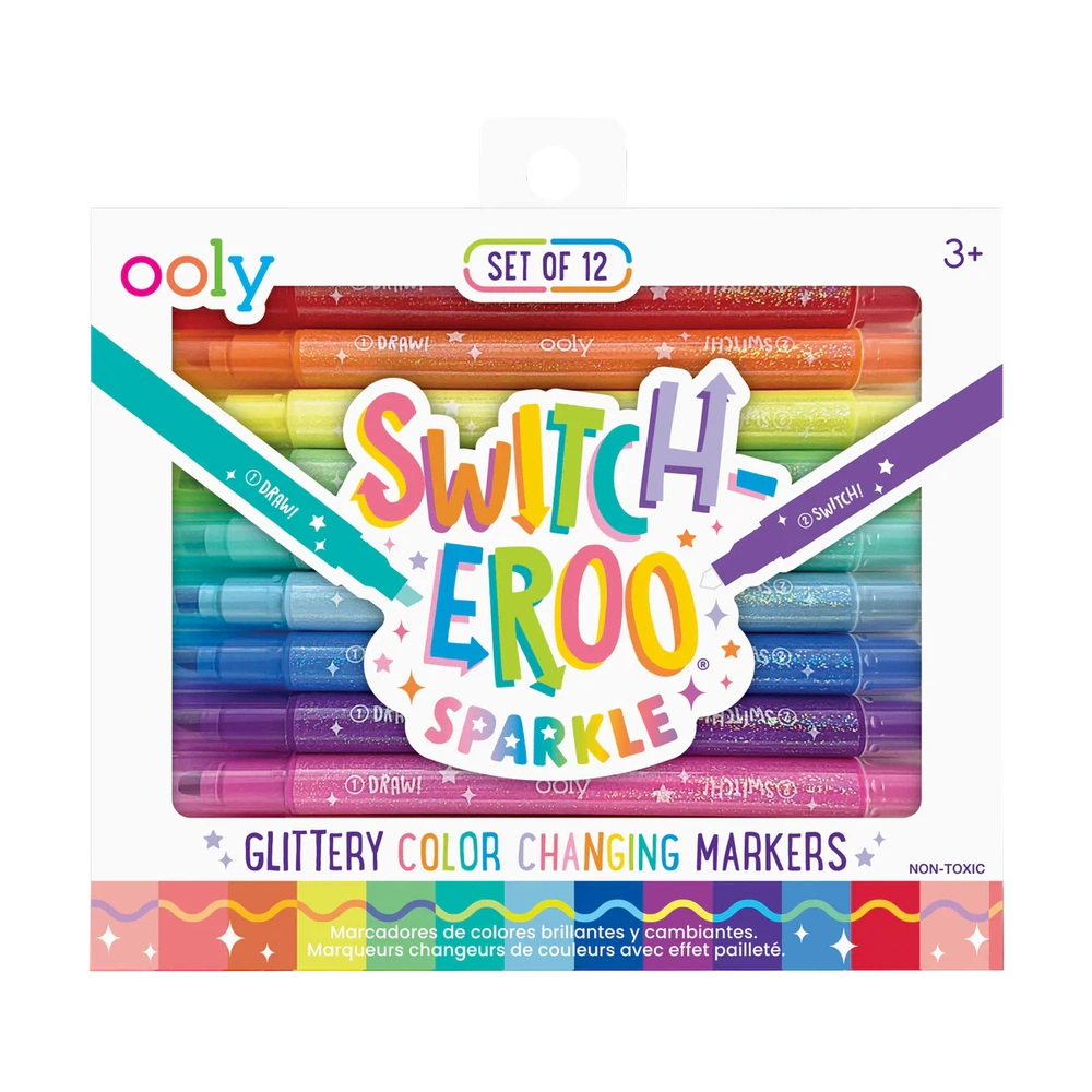ooly Switch-Eroo Glitter Kleurveranderende Stiften – Set van 12