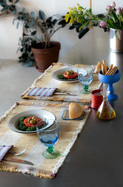 Lorena Canals Handloom Placemats Pocket Honey Set of 2