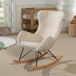 JAXX fauteuil à bascule Rocky - Beige