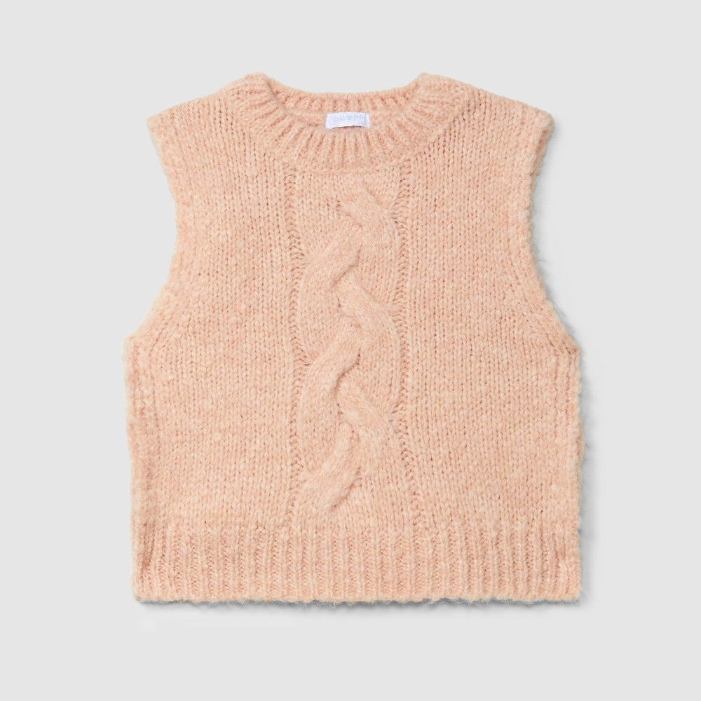 Laranjinha Gebreid Vest - Zalm