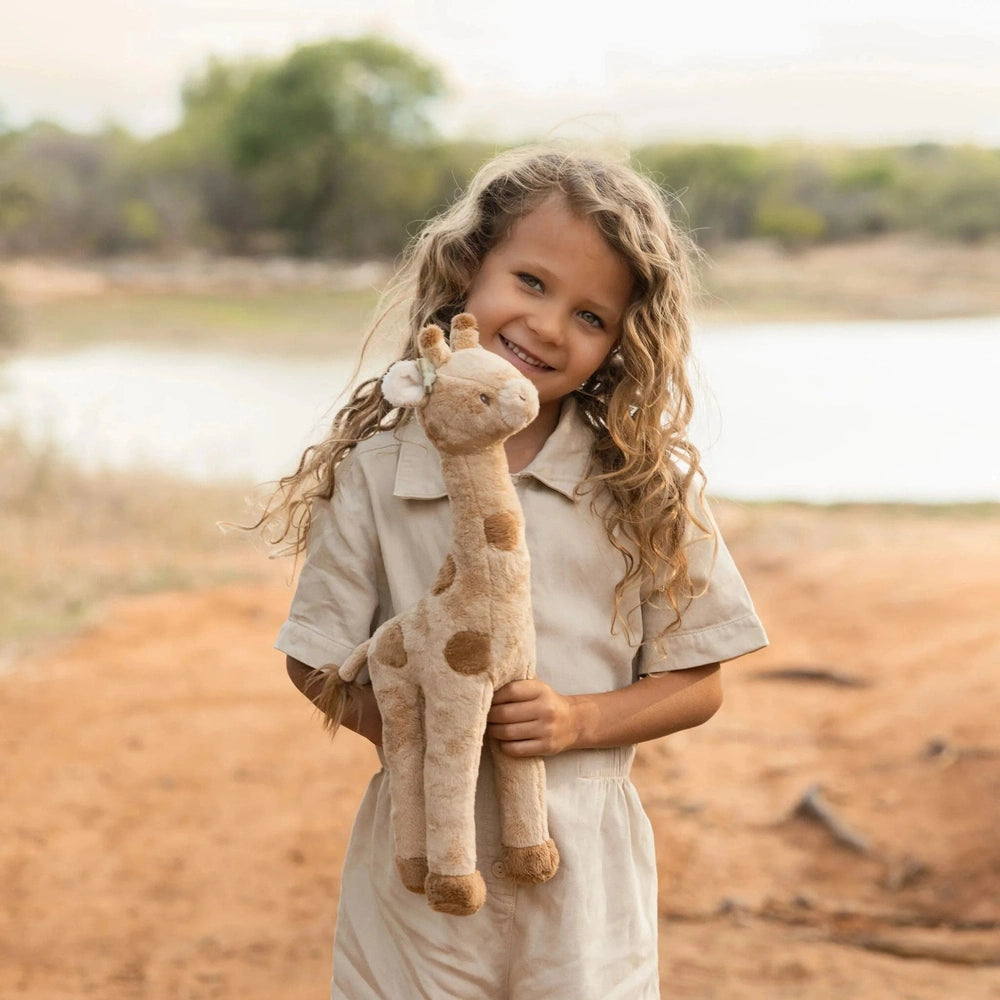 Little Dutch Safari Friends Knuffel Giraf - Geel