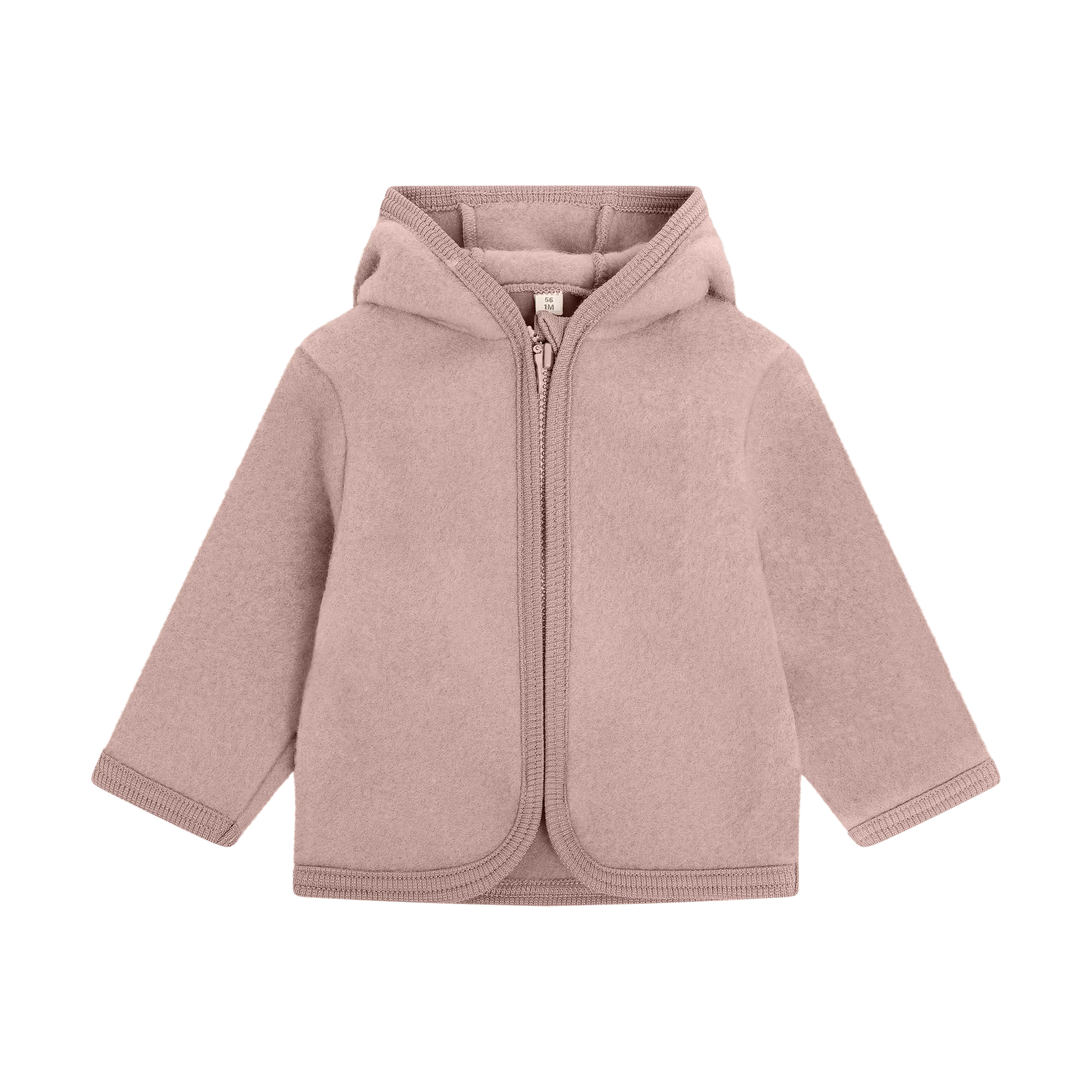 Huttelihut Babyjasje in Merinowol - Oud Roze