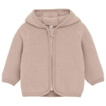Huttelihut Babyjasje in Merinowol - Oud Roze