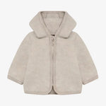 Huttelihut Babyjasje in Merinowol - Beige