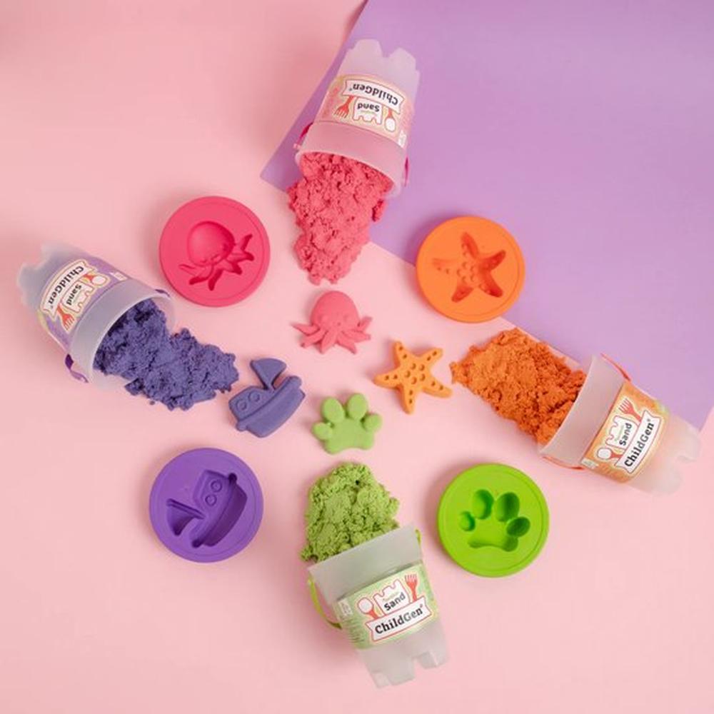 ChildGen Magic sand 500gr met zandvormpje - Rood