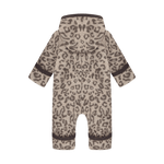 HUTTEliHUT Combinaison d’hiver en polaire de laine jacquard - Camel chiné