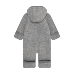 HUTTEliHUT Combinaison d’hiver en polaire de laine - Gris moyen chiné
