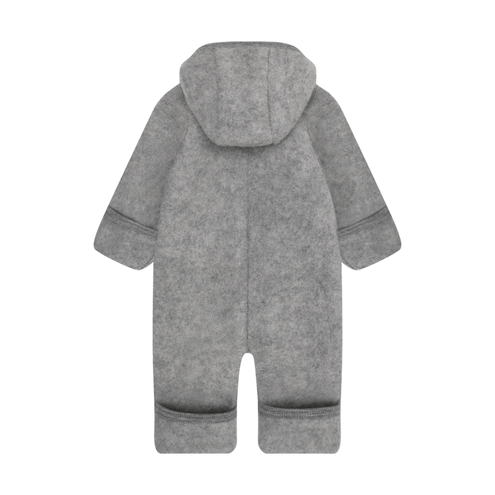 HUTTEliHUT Combinaison d’hiver en polaire de laine - Gris moyen chiné