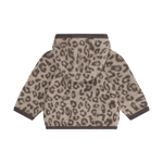 HUTTEliHUT Veste en polaire jacquard en laine - Camel chiné