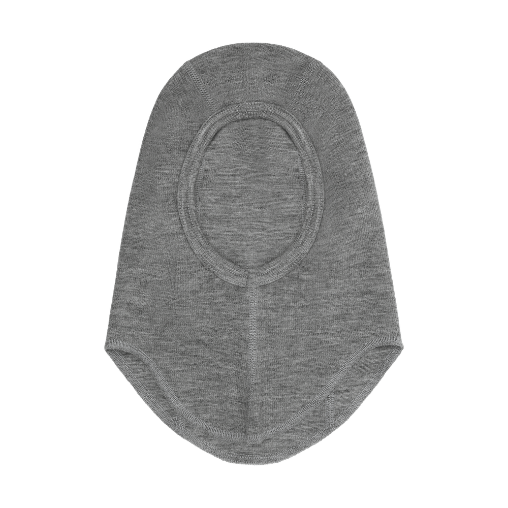 HUTTEliHUT Cagoule en laine côtelée - gris chiné moyen