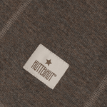 HUTTEliHUT Cagoule en laine côtelée - Brun chiné
