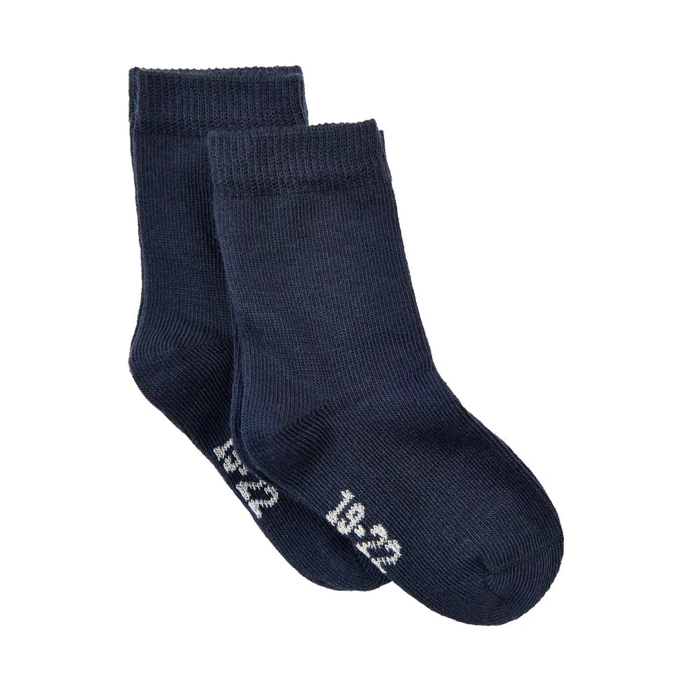 Minymo Chaussettes basses 2-pack - bleu marine foncé