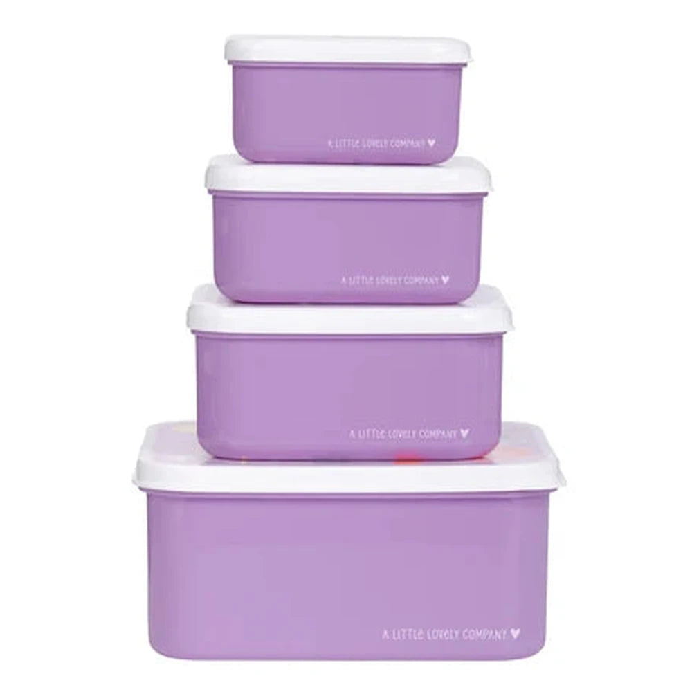 Little Lovely Lunch - Coffret de boîtes à goûter - Princesses