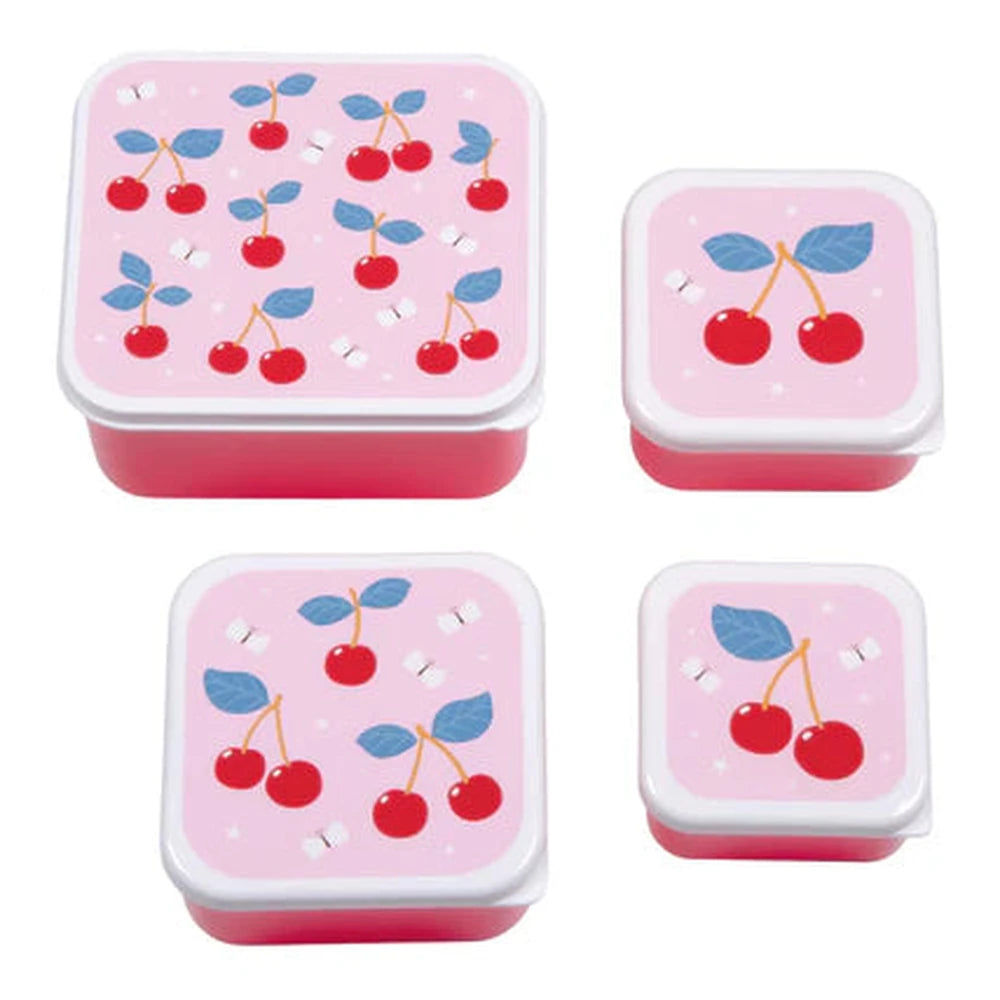 Little Lovely Lunch- Et set de boîtes à goûter - Cerises