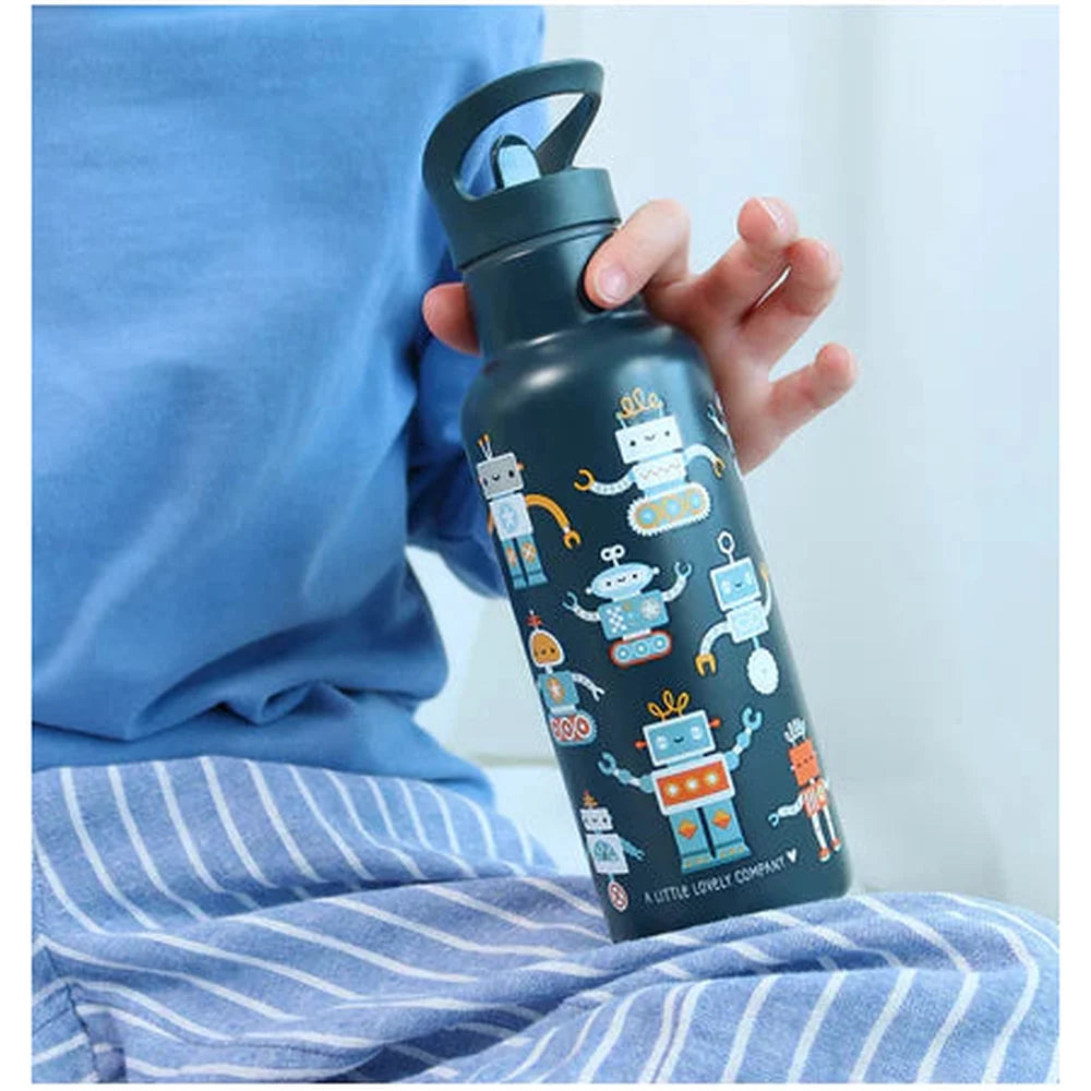 Little Lovely XL Bouteille en acier inoxydable 500ml - Robots