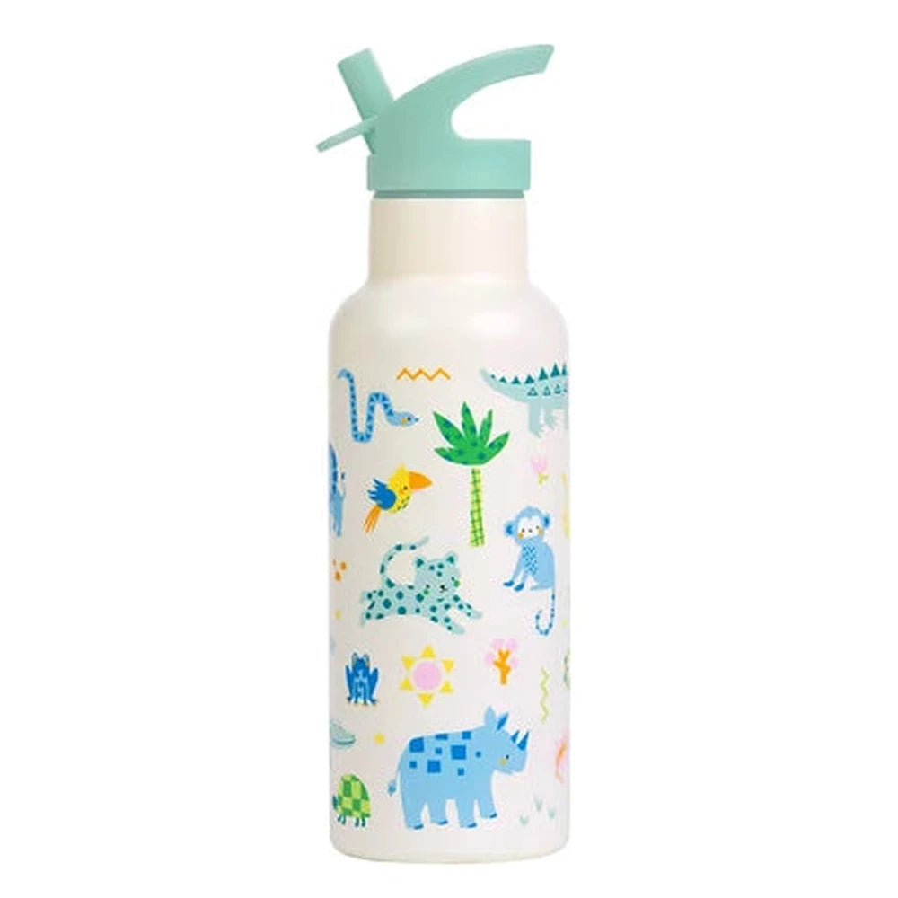 Little Lovely XL Gourde en acier inoxydable 500 ml - Jungle