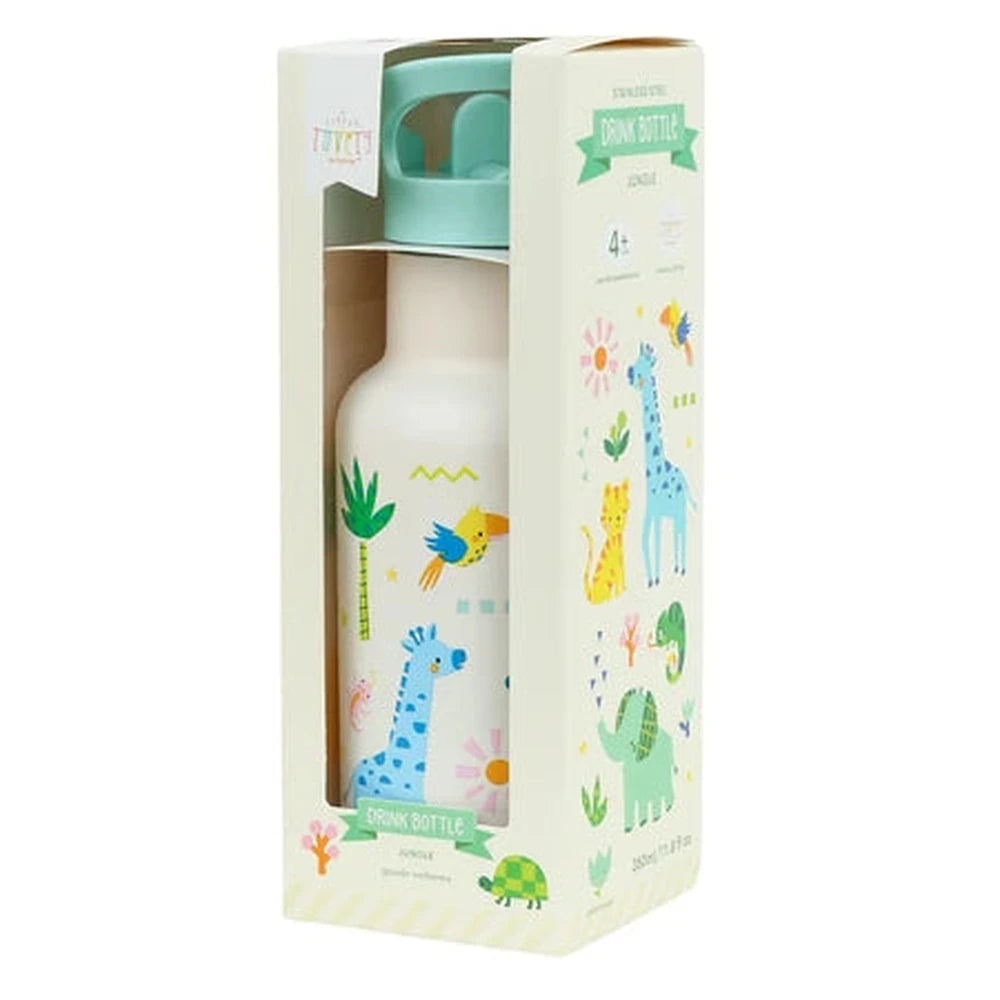 Little Lovely XL gourde en acier inoxydable 350ml - Jungle