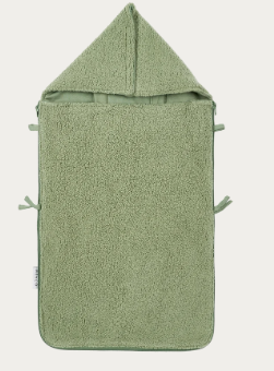 Meyco Voetenzak Teddy - Olive Green