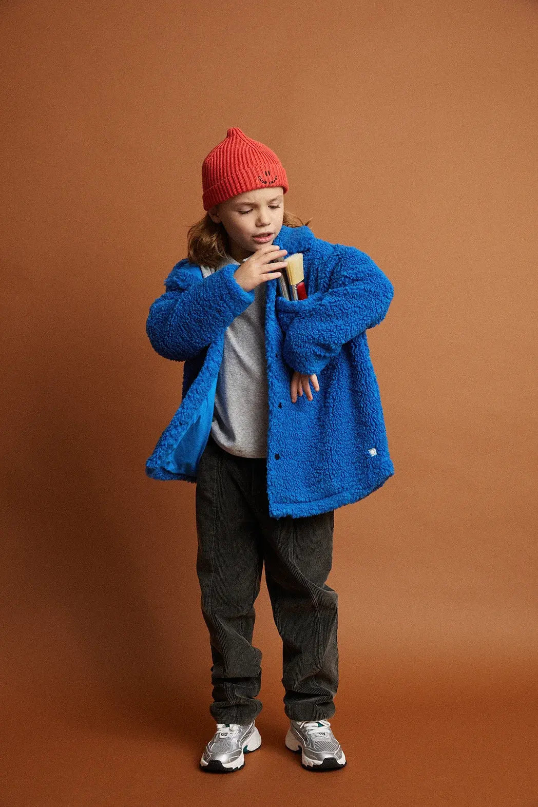 Sproet & Sprout Gewassen Ribfluwelen Broek - Blacked Washed