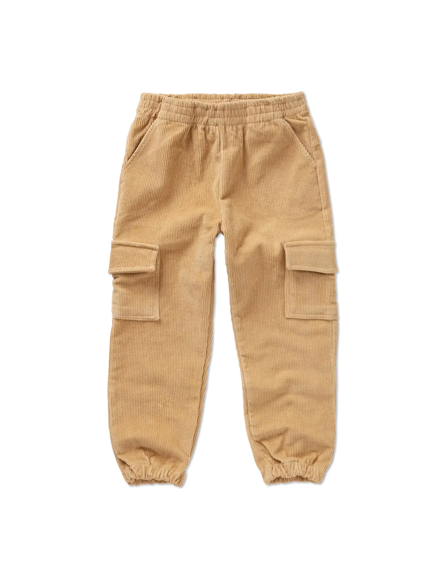 Sproet & Sprout Ribfluwelen Cargo Broek - Sand