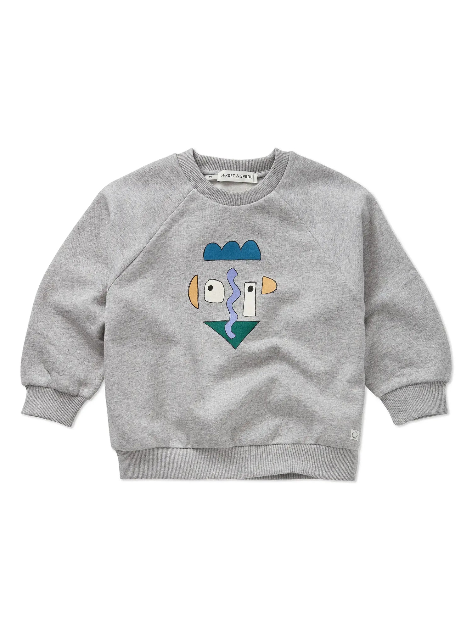Sproet & Sprout Raglan Sweater Self Portrait - Grey Melee